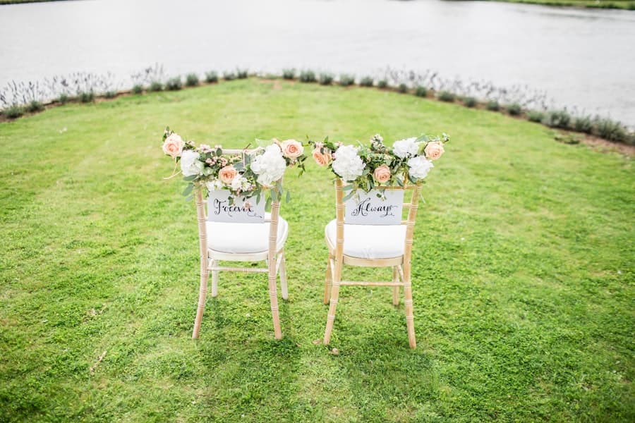 Intimate wedding ceremony atmosphere