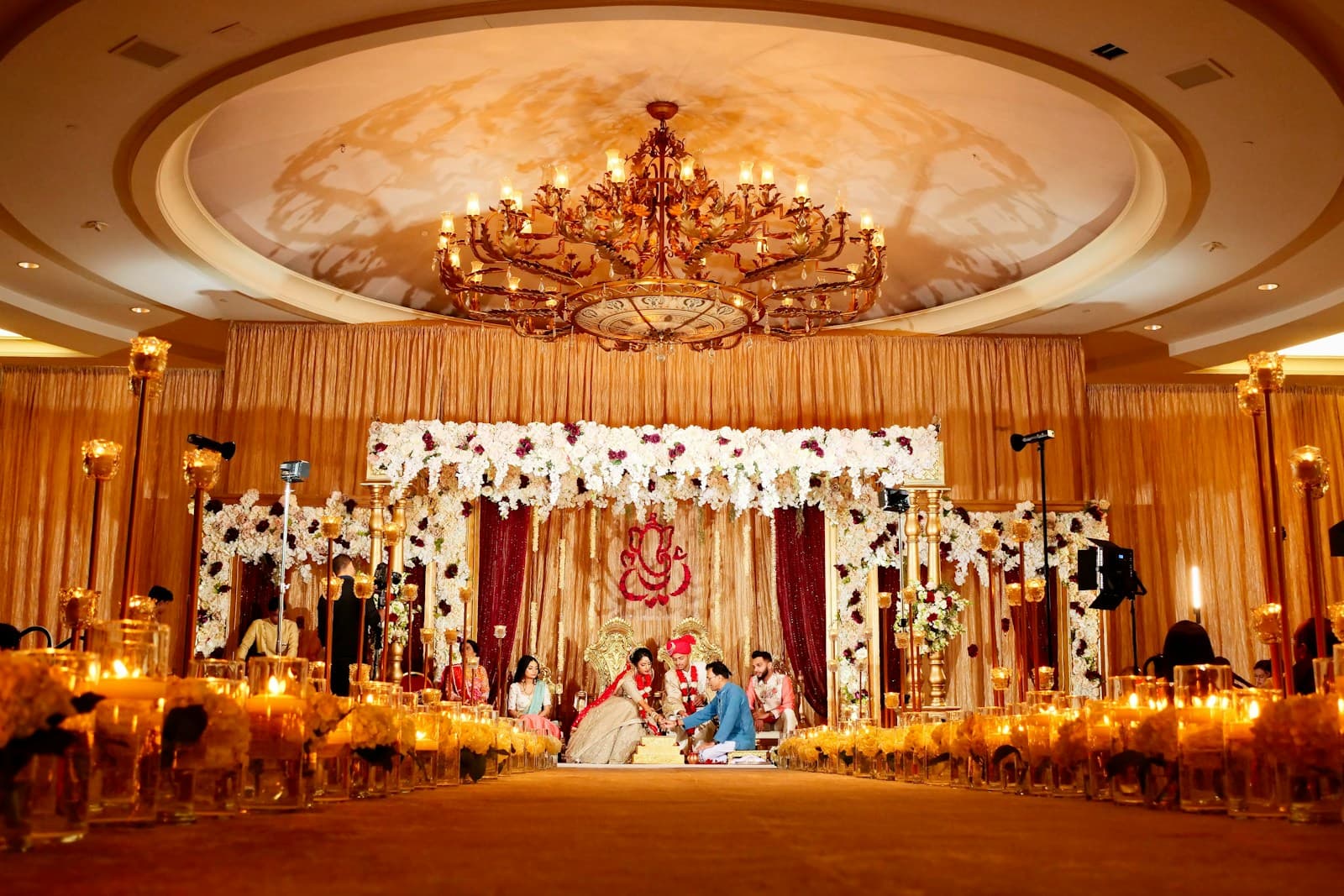 Luxury Indian wedding floral décor and mandap styling